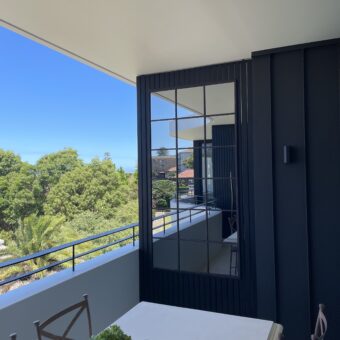 RD 18 Sq Outdoor mirror on blacony Sydney