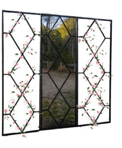 5 Set mirror and trellises in our Diamond Design png