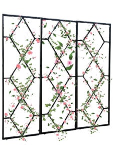 6 Diamond design trellises set of three