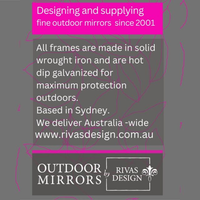 Need help styling your outdoor walls we are here with Outdoor Mirrors.⁠
#outdoormirrors #landscapedesignsydney