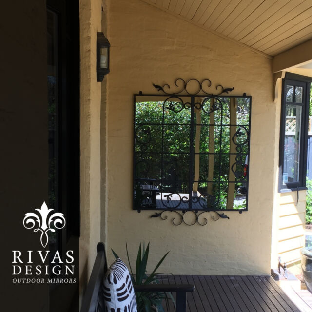 How gorgeous does a mirror look mounted alongside your front door? ⁠
As well as styling an often overlooked area it's a great spot to catch reflections of your garden as you walk in and out of your home.⁠